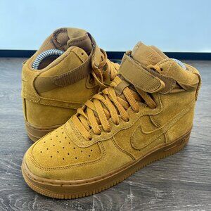 BRAND NEW Nike Air Force 1 High LV8 WHEAT  Size 4Y